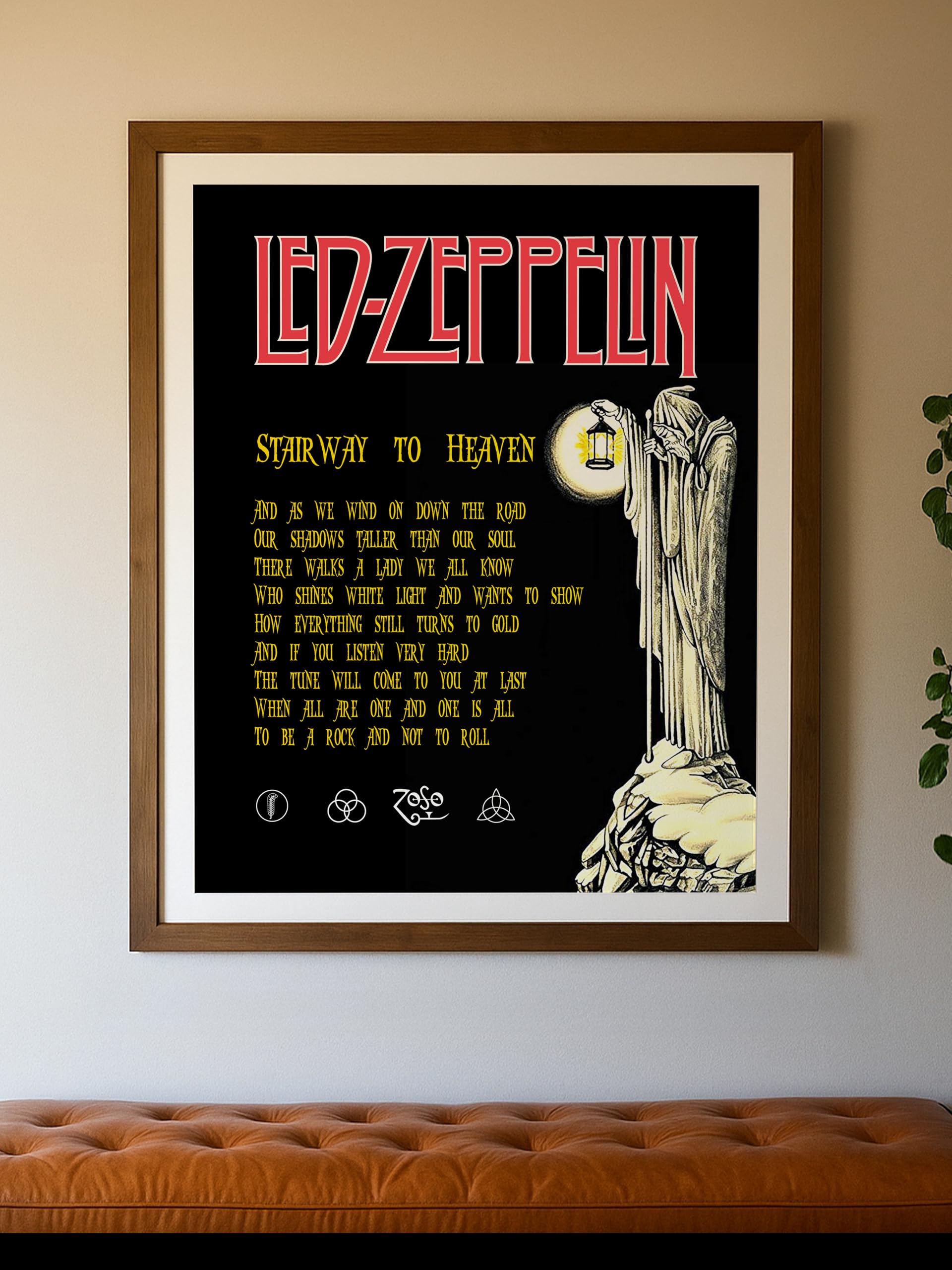 Amazon.com: AMERICAN LUXURY GIFTS Stairway to Heaven Lyrics Wall